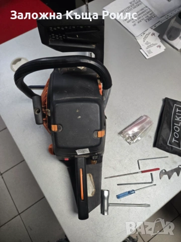 Бензинова резачка за дърва Rapter RR CS-52, 2.4 к.с., 40 см, снимка 5 - Други инструменти - 53556154