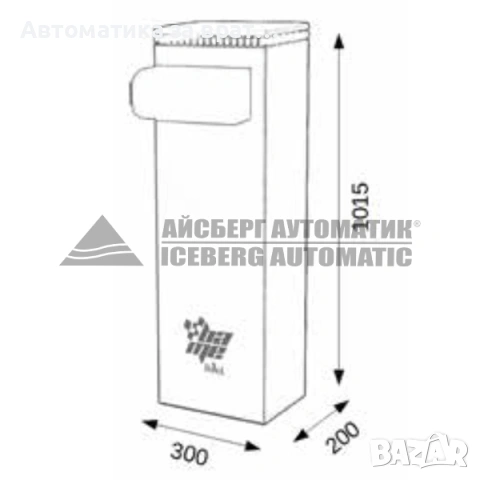 Автоматична Паркинг Бариера 4 метра с вградено LED осветление в корпуса LUX 40 Italy., снимка 2 - Гаражни врати - 54083990
