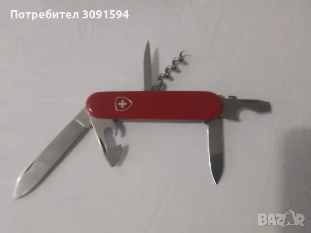VICTORINOX винтидж швеицарско джобно рекламно на фирма във арабския свят  ново не е използвано, снимка 6 - Ножове - 49711152