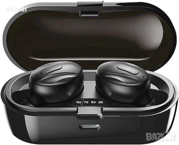 Слушалки Xawy, 5.0 безжични слушалки в ухото, стерео звук, микрофон, за iOS, Android, снимка 1 - Безжични слушалки - 45438178