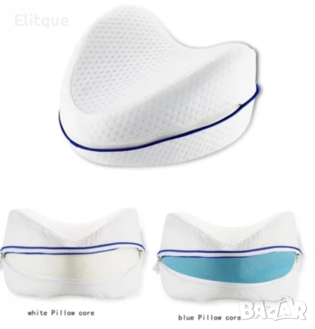 Ергономична възглавница за крака с мемори пяна – Комфорт и подкрепа всяка нощ, снимка 2 - Други стоки за дома - 52778167