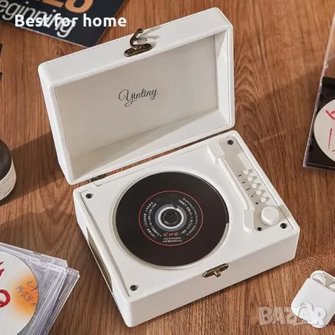 Винтидж CD плейър с високоговорител Yintiny, снимка 2 - MP3 и MP4 плеъри - 49842258