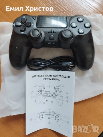 Безжичен геймърски контролер за PS4, снимка 6 - Геймърски - 53927114