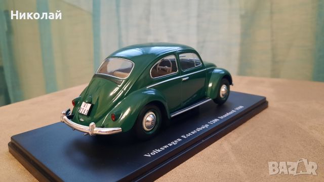 1960 Volkswagen Beetle/Escarabajo 1200 1:24 Whitebox/Hachette Diecast Колекционерски модел количка, снимка 8 - Колекции - 46442674