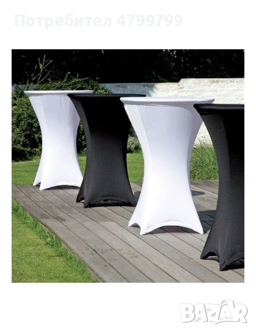 Маси и столове под наем 