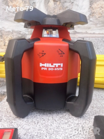 Ротационен лазерен нивелир Hilti PR 30-HVS A12 , снимка 5 - Измервателни инструменти - 52179161