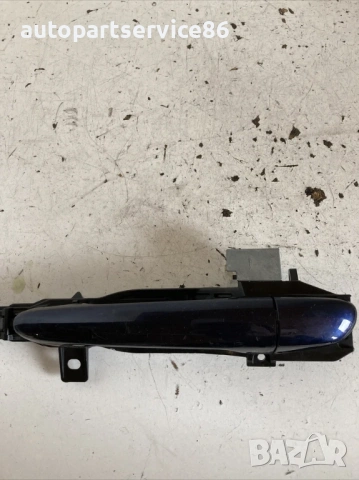 Външна дръжка за предна лява врата син цвят за Mazda 6 2.0D Estate (2009), снимка 2 - Части - 53713738