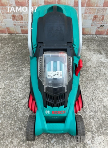 BOSCH Rotak 34 Li - Акумулаторна косачка за трева 36V, снимка 4 - Градинска техника - 51725836