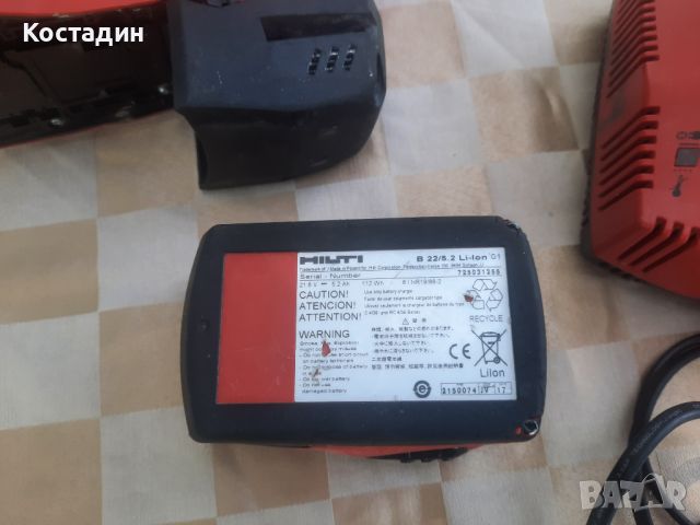 Акумулаторен перфоратор,къртач HILTI TE 6-A22  , снимка 10 - Други инструменти - 46362365