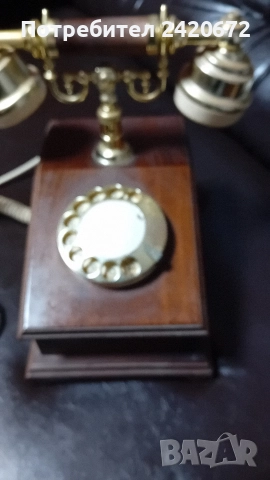ретро  телефон , снимка 5 - Антикварни и старинни предмети - 52753463