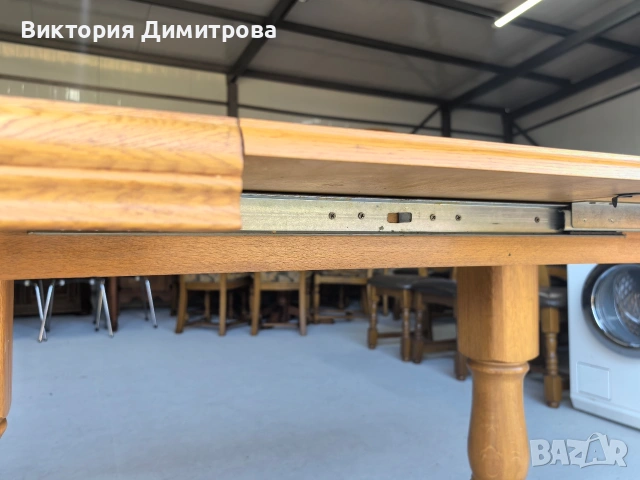 Разтегателна трапезна маса (10-147), снимка 6 - Маси - 54088838