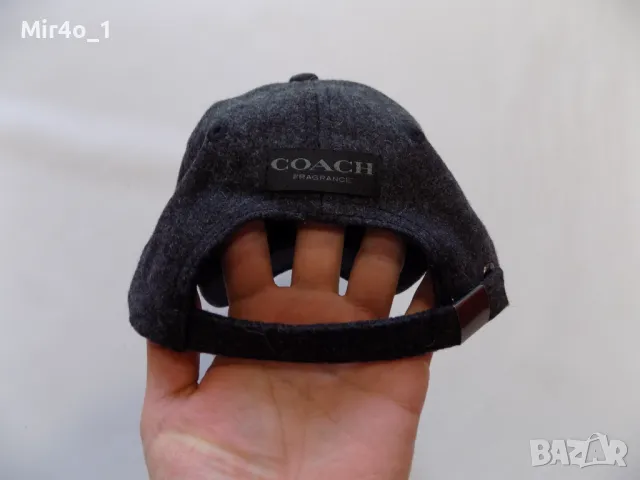 шапка coach wool hat козирка оригинална вълнена мъжка дамска унисекс , снимка 6 - Шапки - 48828561