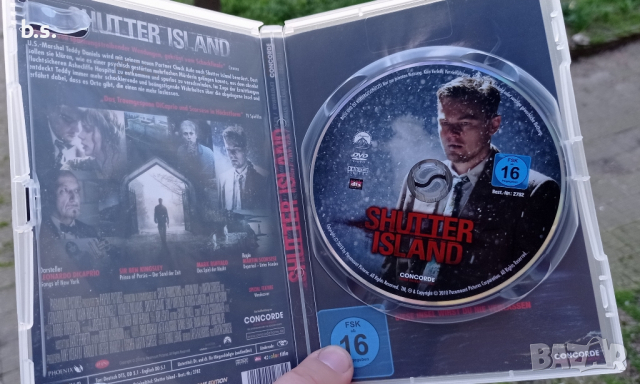 Shutter island с Леонардо ДиКаприо DVD без бг субс, снимка 3 - DVD филми - 45020958