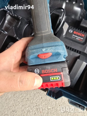 Bosch GWS 18V-11 S, снимка 3 - Ъглошлайфи - 53761434