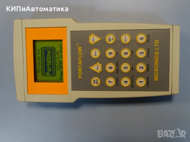 дебитомер ултразвуков Micronics PORTAFLOW 216 Flowmeter portable, снимка 9 - Други машини и части - 47789441