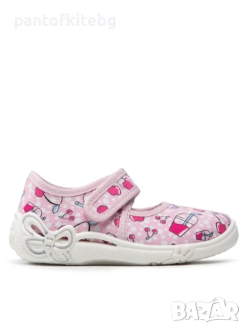  Superfit Пантофи  с черешки  за момиче, снимка 3 - Детски пантофи - 51482315