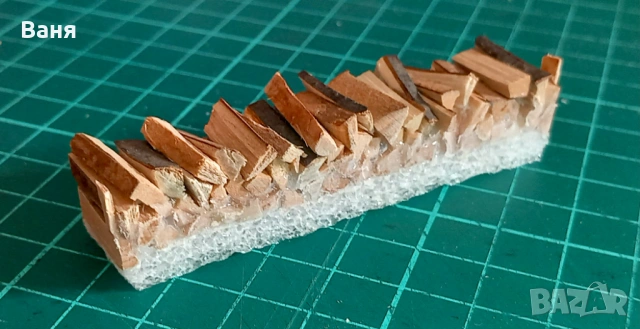 Естествени дървени цепеници за вагон на Fleischmann 8283 Hochbordwagen /висок борд/ -N-DC-DB /Piko/, снимка 3 - Колекции - 53316560