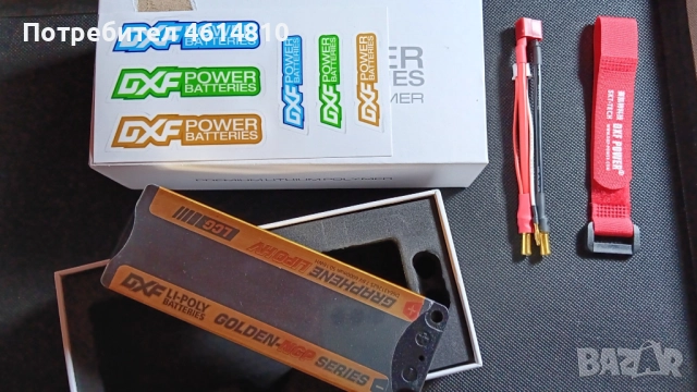 LiPoly (литиево-полимерна) батерия DXF POWER GOLDEN-NGP SERIES, снимка 3 - Оригинални батерии - 52021498