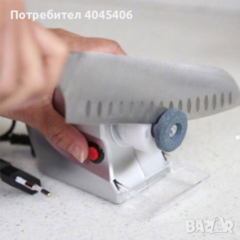 Електрическо точило подходящо за всякакви видове ножове / 220V / 20W/ Размери: 150 х 100 х 65 мм, снимка 3 - Аксесоари за кухня - 46664698