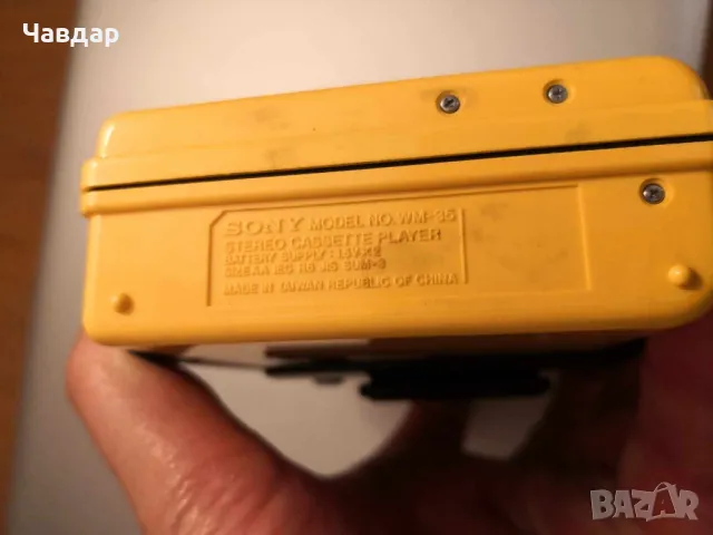 Плеър Sony walkman WM-35 - 1986 г., снимка 5 - Радиокасетофони, транзистори - 47639549