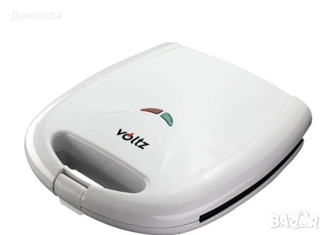 Уред за сладки орехчета Voltz, 1200W, За 24 сладки, Незалепващи плочи, Бял, снимка 2 - Други стоки за дома - 51678976