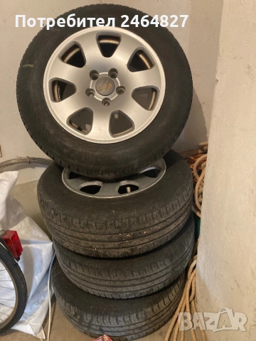 Продавам алуминиеви джанти с гуми, снимка 2 - Гуми и джанти - 53747928