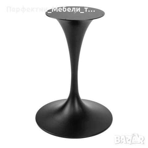 Крак,основа,стойка за маса дизайнерска-бял,черен,инокс цвят, снимка 3 - Маси - 34966511