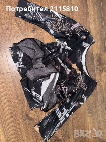 Блуза джофра тюл