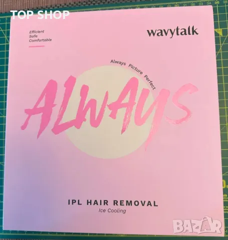 Устройство за лазерна епилация Wavytalk, с кабел (розово), снимка 6 - Епилатори - 49866446