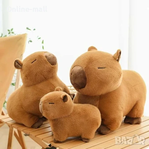 Плюшена играчка Капибара Реалистична 30см, плюшени играчки Capybara