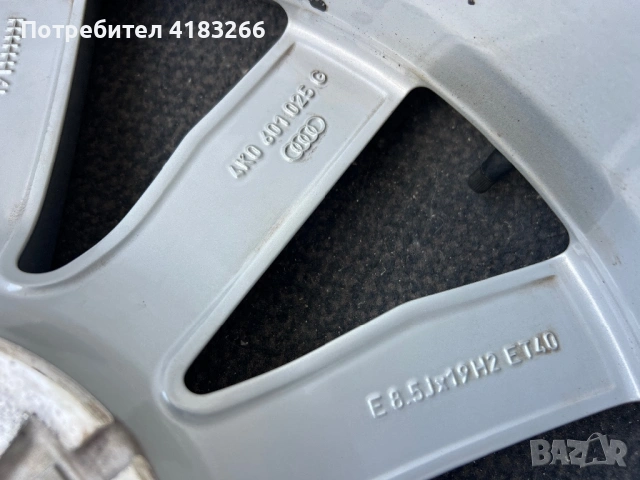 Оригинални джанти за АУДИ AUDI VW SEAT SKODA R19 5x112 ET40 8.5Jx19H2 ET40, снимка 8 - Гуми и джанти - 53032116