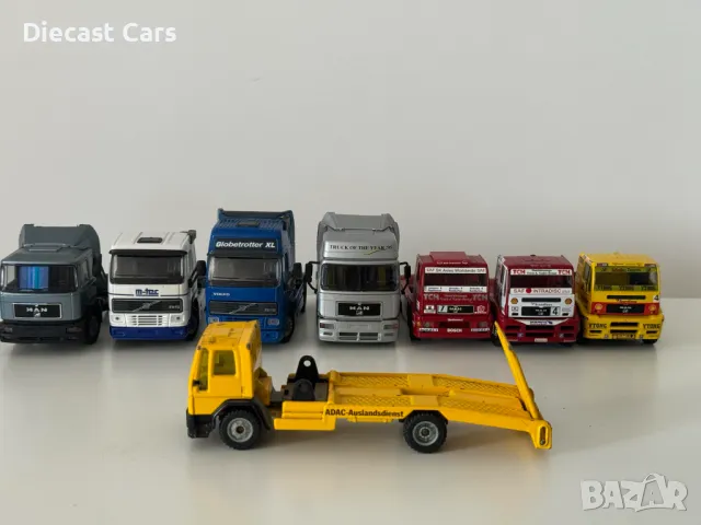 Volvo, Man Racing Trucks - Conrad, Joal 1:50, 1:55 Mercedes-Benz DTM 1:43 Eligor, снимка 1 - Колекции - 46833172