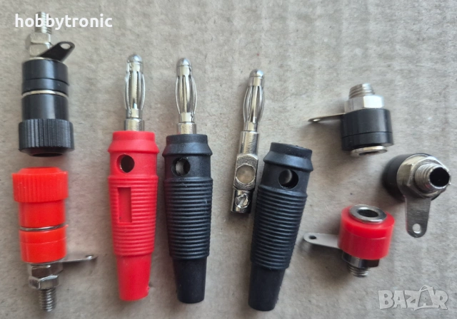 Гнезда и банан щекери, червено и черно 