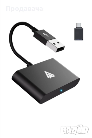 Безжичен адаптер за кола с Android, автоматично свързване, 5 GHz WiFi, лесна настройка Plug and Play