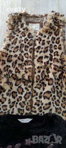 Елече Zara и топла блуза НМ за ръст 140 , снимка 5 - Детски якета и елеци - 52101162