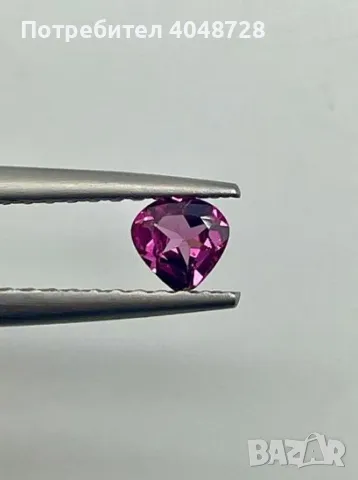 Естествен инвестиционен гранат 0.45ct., снимка 1 - Други - 48968256