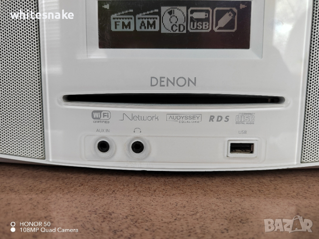 Denon Wireless Network CD Music System S-52, снимка 9 - Аудиосистеми - 44957026