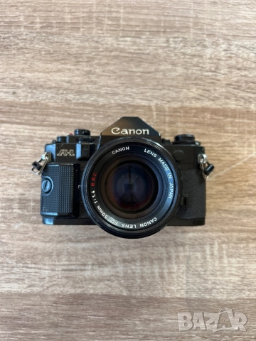Canon A-1 с обектив Canon lens fd 50mm 1:1,4 S.S.C