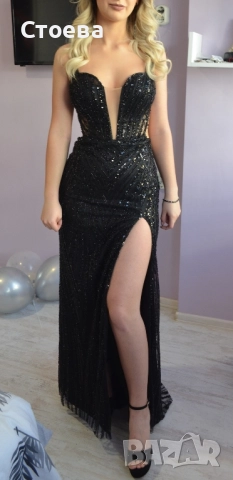 Бална рокля цялата в камъни , снимка 6 - Рокли - 52620650