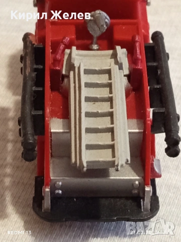 Метална количка ПОЖАРНА много красива перфектно състояние за КОЛЕКЦИОНЕРИ 31125, снимка 4 - Колекции - 53570942