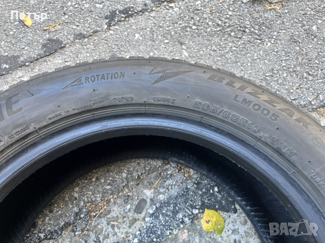 BRIDGESTONE Blizzak LM-005 205/60 R16, снимка 3 - Гуми и джанти - 52020922