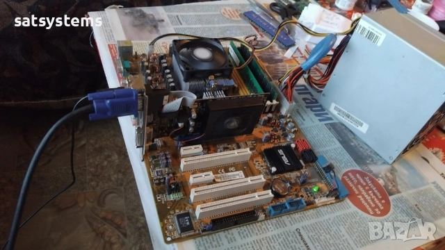 Дънна платка Asus M3A Socket AM3 CPU+FAN+RAM, снимка 6 - Дънни платки - 54143248