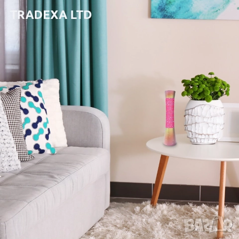 ПРОМО ЦЕНА Декоративна лампа MINKA 7027, розова, GY6.35 - Rabalux