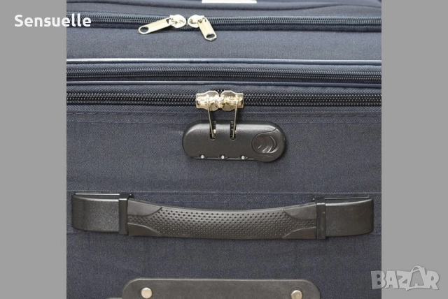 Комплект 3 куфара - текстил, снимка 7 - Куфари - 52591651