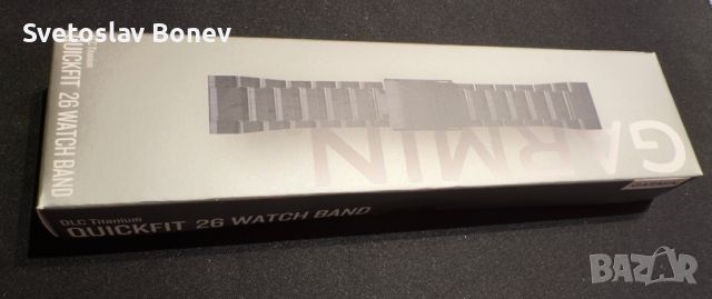 Чисто нова титаниева верижка Garmin QuickFit 26mm, снимка 1 - Каишки за часовници - 46407069