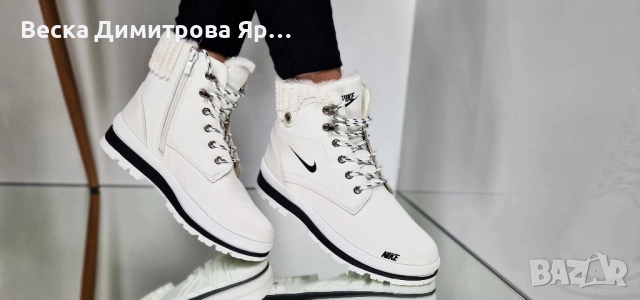 Дамски зимни обувки с дебел пух , снимка 10 - Дамски боти - 52024818