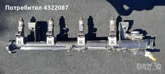 Бензинови дюзи и горивна рейка  FORD FIESTA Форд Фиеста 1.2 60 к.с 2009-2013Г, снимка 2 - Части - 49881877