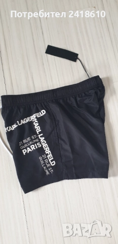 Karl Lagerfeld Swimwear  Mens Size S НОВО! ОРИГИНАЛ! Мъжки Бански, снимка 4 - Бански - 51896377