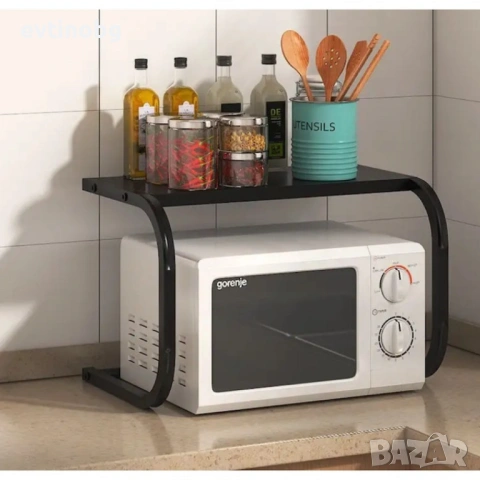 Поставка органайзер за микровълнова фурна, многофункционална, изработена от метал, снимка 4 - Аксесоари за кухня - 53889955