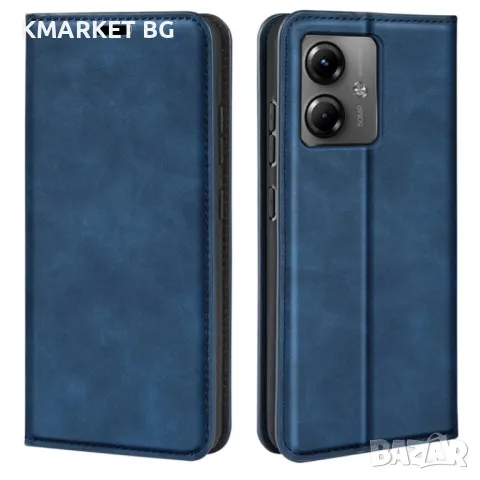 Motorola Moto G14 Wallet Кожен Калъф и Протектор, снимка 2 - Калъфи, кейсове - 48051176